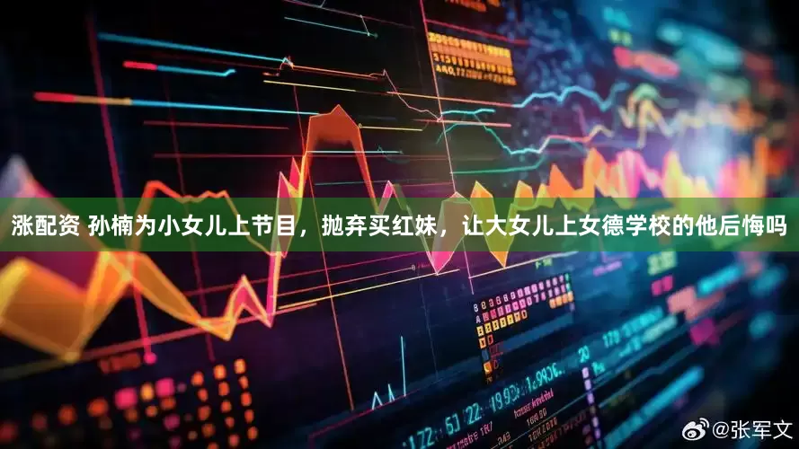 涨配资 孙楠为小女儿上节目，抛弃买红妹，让大女儿上女德学校的他后悔吗