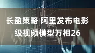 长盈策略 阿里发布电影级视频模型万相26